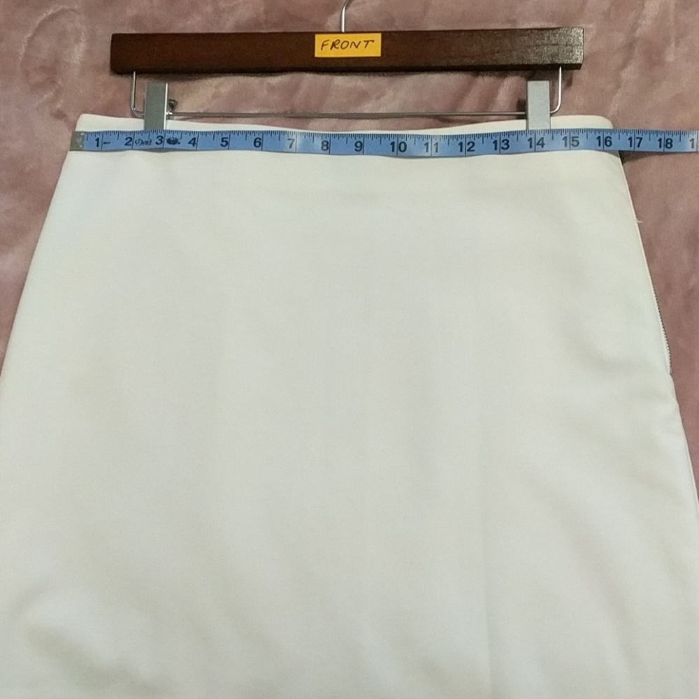 LAST DAY ⭐Ann Taylor White A-line Skirt - Picture 6 of 7